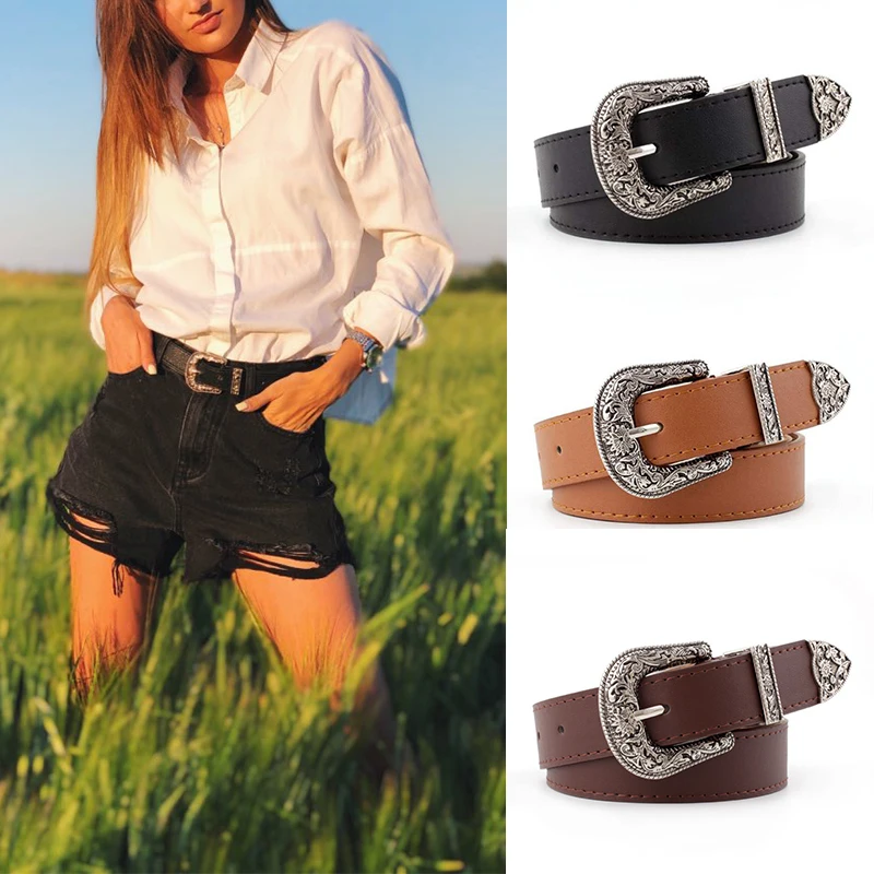 black western belt womens