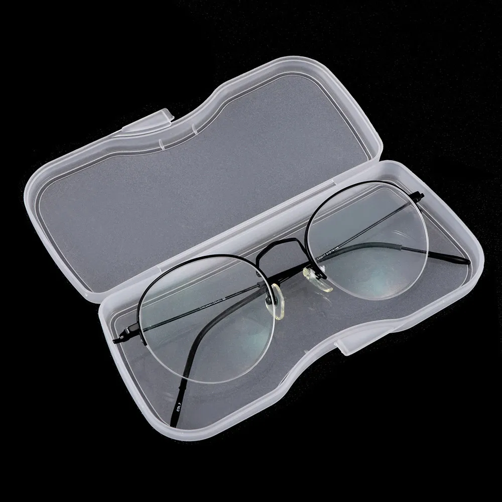 1 шт. портативная коробка для солнцезащитных очков в форме арахисового камня с застежкой-молнией, защитный футляр для очков, аксессуары для очков - Цвет: white