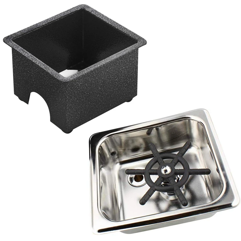 

Wine and Beer Glass Washer Cup Rinser Beer Glass Cleaner, Manual Glass Washer Bar Glass Washer with Base 7 x 6.75In