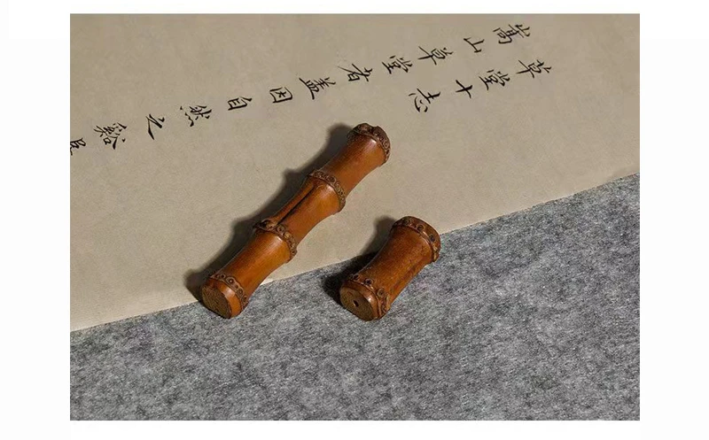 Chinese Calligraphy Brush Holder Natural Bamboo Root Brush Pen Rest Stand Painting Calligraphy Brushes Pen Holder Rack Stationer