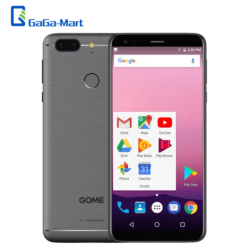 

GOME S7 Smartphone 4GB RAM 64GB ROM 5.7 inch 18:9 HD MT6750T Octa Core 4000mAh 13MP+8MP Fingerprint 4G LTE Mobile Phone