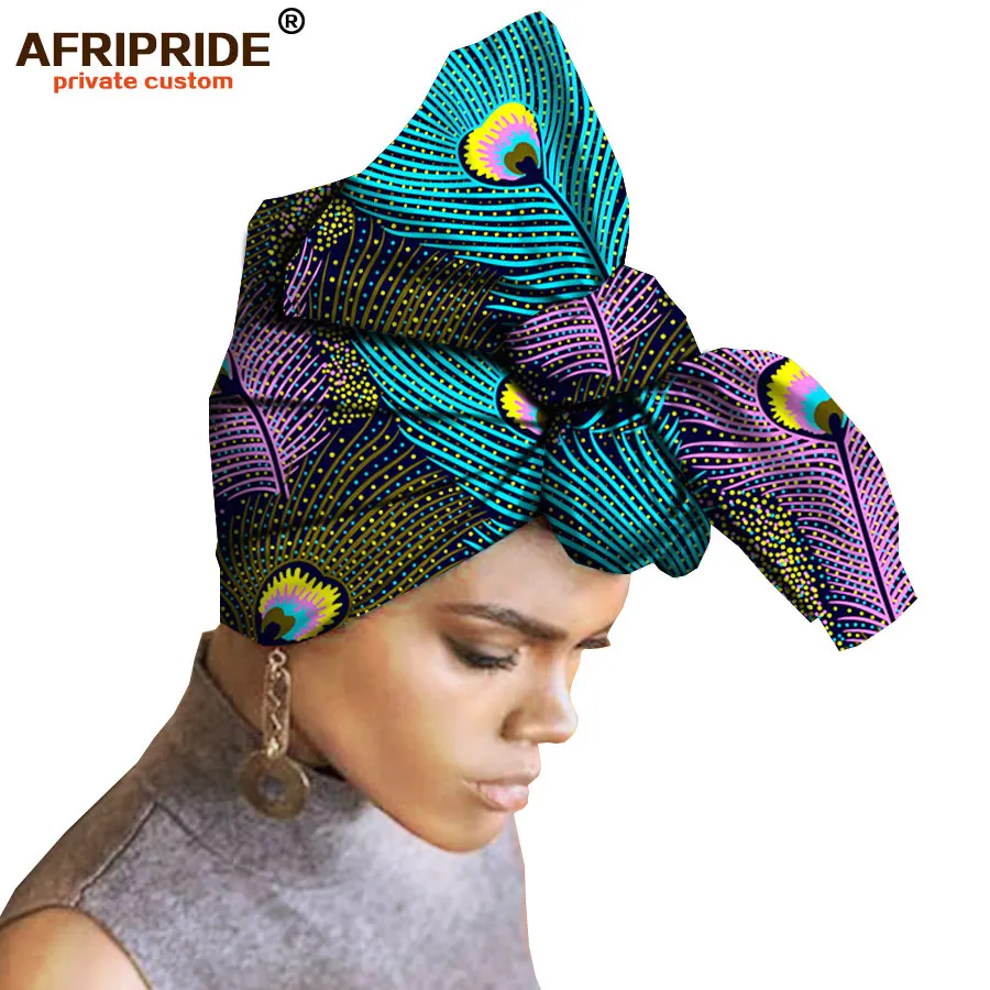 544 Африканский Анкара принт платок для женщин AFRIPRIDE Модный повседневный стиль 90 см* 110 см Высокое качество батик хлопок A18h004 - Цвет: 544
