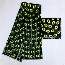 Горячее предложение! Распродажа! Африканский Воск шелковый атлас Ткань для женщин платье шелковая ткань органза материал 4+ 2 ярдов