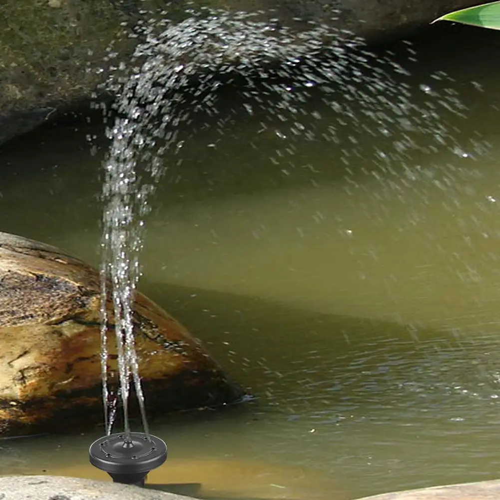 176 мм 2,4 Вт светодиодный насос для фонтана на солнечной энергии Водонепроницаемая солнечная панель с погружным насосом для птицы ванная фонтан украшения сада