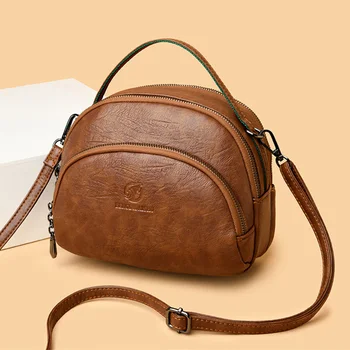 

2020 Small Leather Summer Women Bag Solid Color Simple Mini Tote Shoulder Bags Female Shell Crossbody Messager Bag Purses Blosas