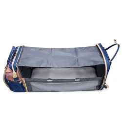 Grand sac à dos à couches imperméable pour maman, sacoche de maternité pour bébé, avec Double Interface USB, sac de voyage, moustiquaire, pare soleil 