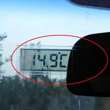 Автомобильный термометр электронная жидкая прозрачная присоска цифровой автомобильный Стайлинг принадлежности Инструменты Аксессуары для декора автомобиля