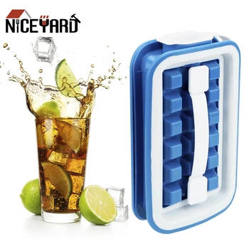 

NICEYARD 36 Grids Ice Cube Maker Kettle DIY Ice Cream Mold Silicone Ice Cube Tray For Whiskey Homemade Fruit Ball