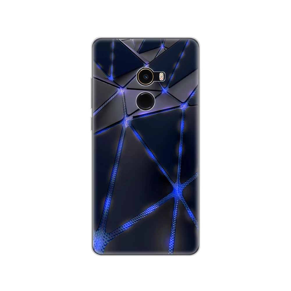 soft silicon TPU case for xiaomi Mix 2 case for xiaomi Mi Mix 2 Mix2 back cover protective printing transparent coque xiaomi leather case glass Cases For Xiaomi