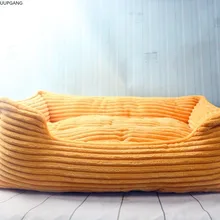 Собачье гнездо может быть разобранное собачья кровать для Тедди Золотая шерсть шенания, чем медведь Бульдог собака коврик собачьи кровати для средних собак