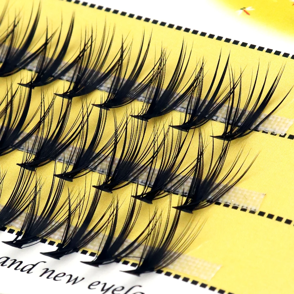 

Natural False Eyelashes, 1 box 60 clusters 20D individual eyelashes, extension eyelashes, Professional Makeup, Free Shipping