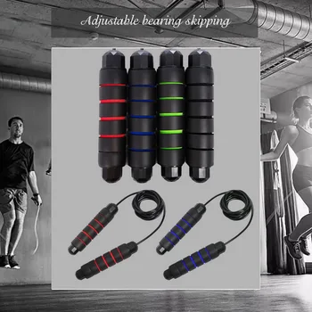 

Speed Skipping Jump Rope Adjustable Sports Lose Weight Exercise Gym Crossfit Fitness Equipment