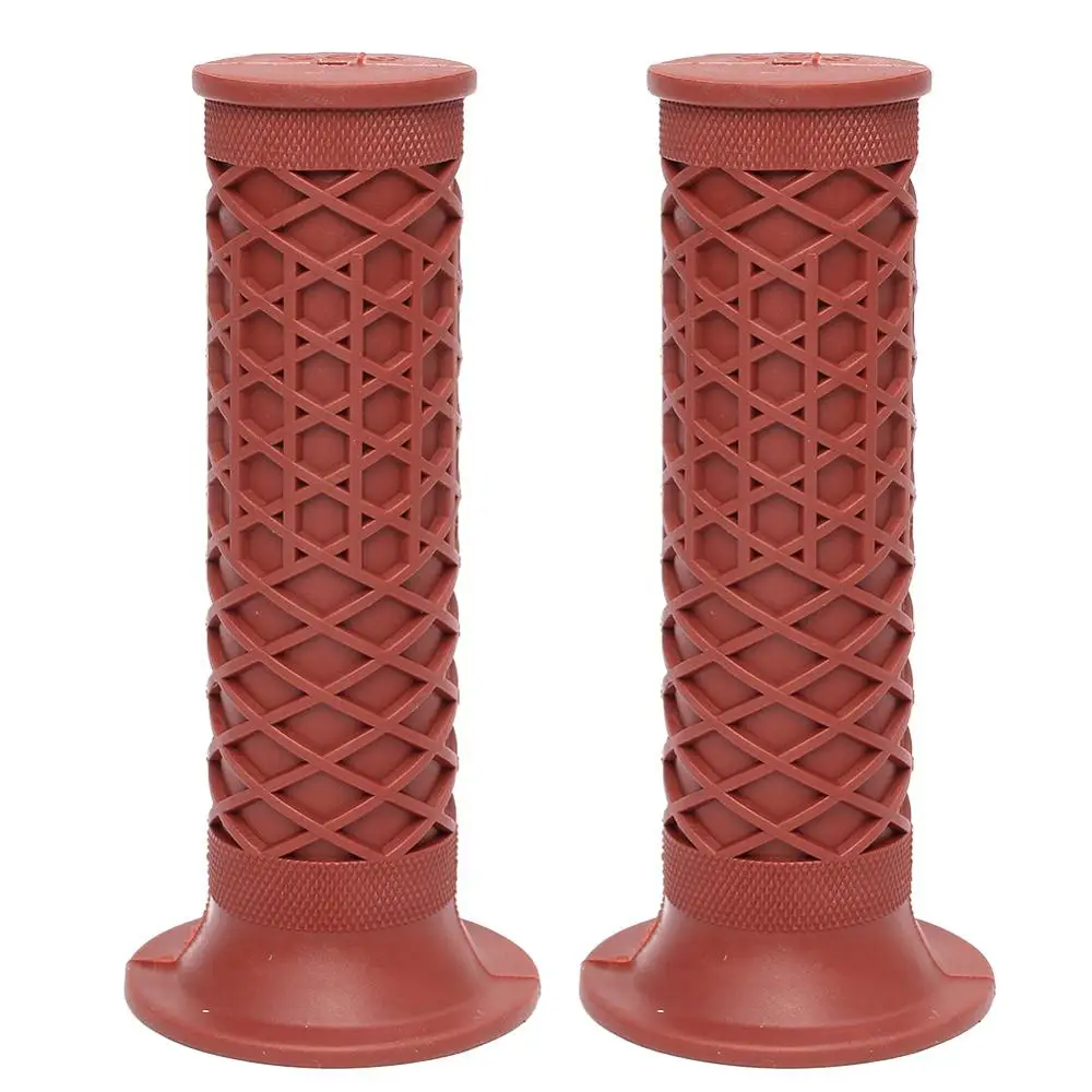 7/8 ''22 мм Универсальный Moto Grip винтажный резиновый руль мотокросса ручки подходят для Harley Yamaha KTM Protaper Suzuki - Цвет: MP-238D-DR