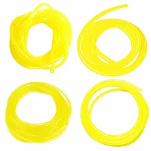 

4pcs Yellow Petrol Fuel Gas Line Pipe Hose For STIHL Husqvarna Strimmer Chainsaws Saw Blower Lawn Mower Part Accessory