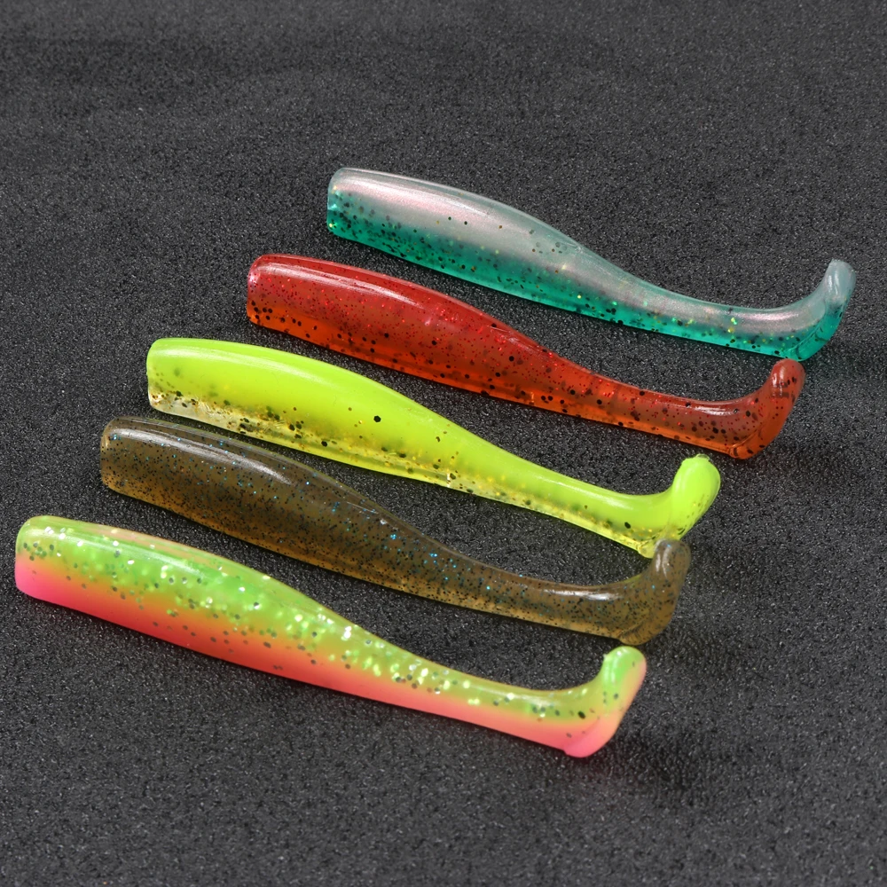 6pcs/Lot Fishing Minnow T Tail Soft Lures 8.5cm 5g Floating