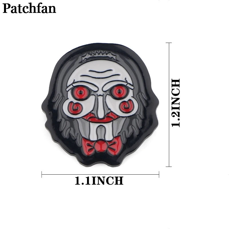 20 шт/партия Patchfan Billy The Puppet цинк металлический Узелок Значки para рубашка сумка Одежда Кепка рюкзак броши для обуви значки A2347