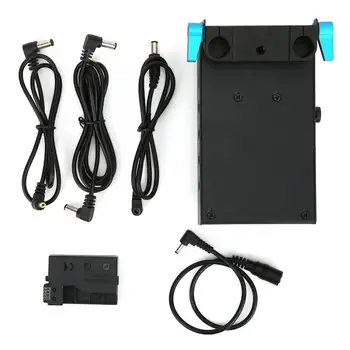 

Full Decode E8 Virtual V Mount Battery Plate Adapter with 15mm Dual Hole Rod Clamp for Canon for EOS 550D 600D 650D 700D
