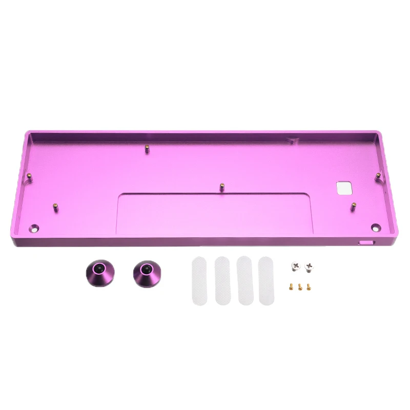 GH60 POKER2 FACEU GK64X Metal Case Mechanical Keybaord anodized alluminum Shell GK61 Mini Grey Red Cherry Switches | Компьютеры и офис