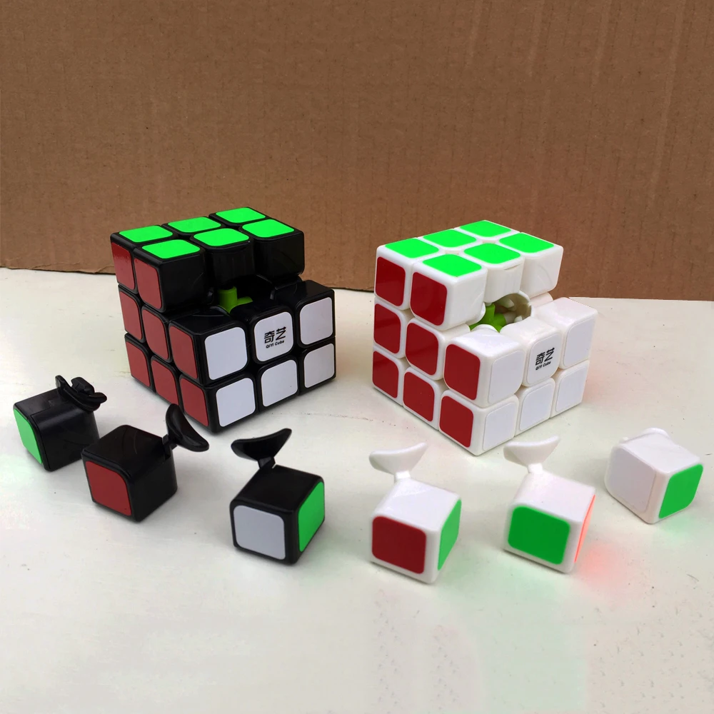QiYi Профессиональный 3x3x3 магический куб скоростные кубики головоломка Нео Куб 3х3 Cubo Magico наклейка для взрослых Развивающие игрушки для детей подарок