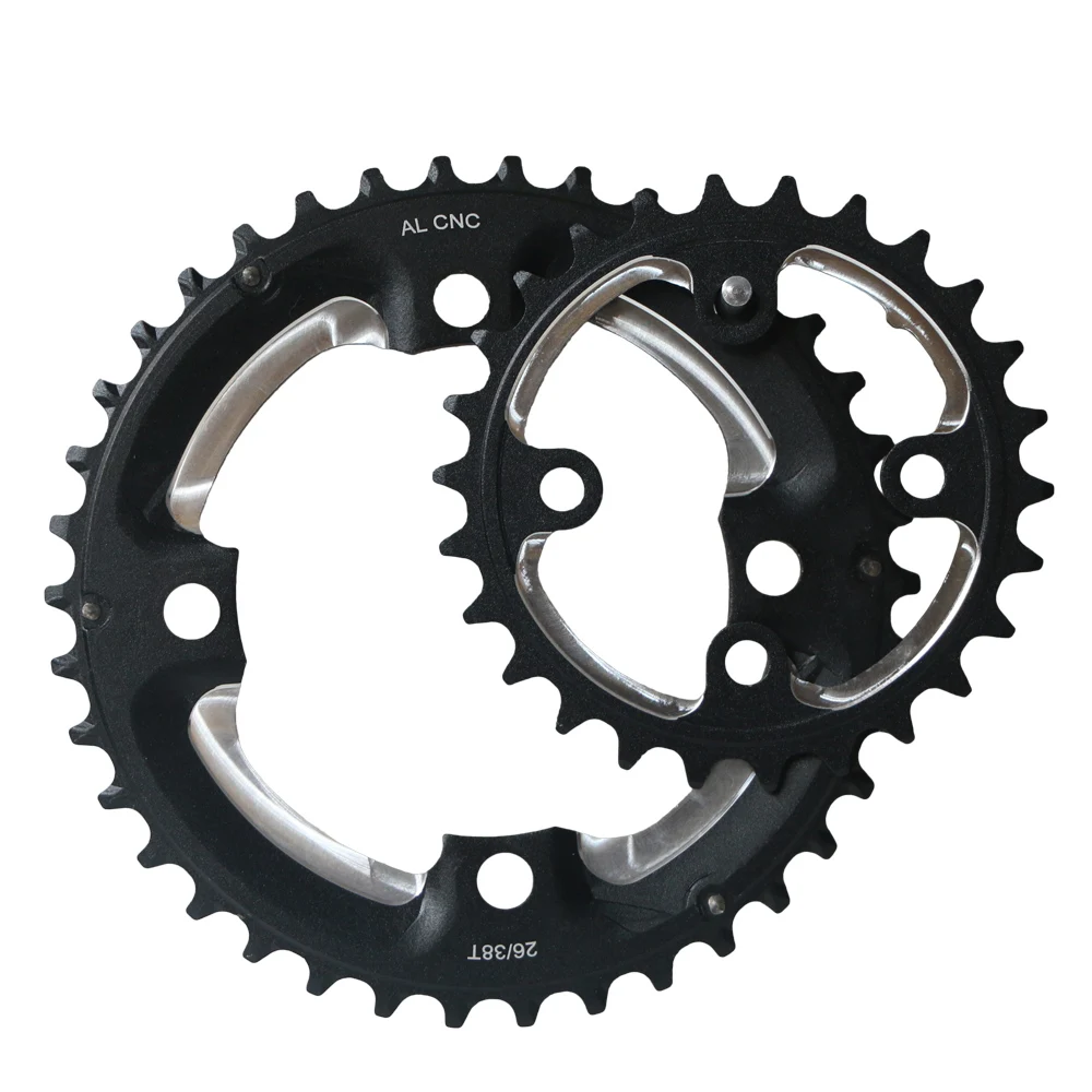 AL7075 26T 64BCD 38T 104BCD цепное колесо с двойной звездой для shimano SRAM 9S 10S MTB дорожный