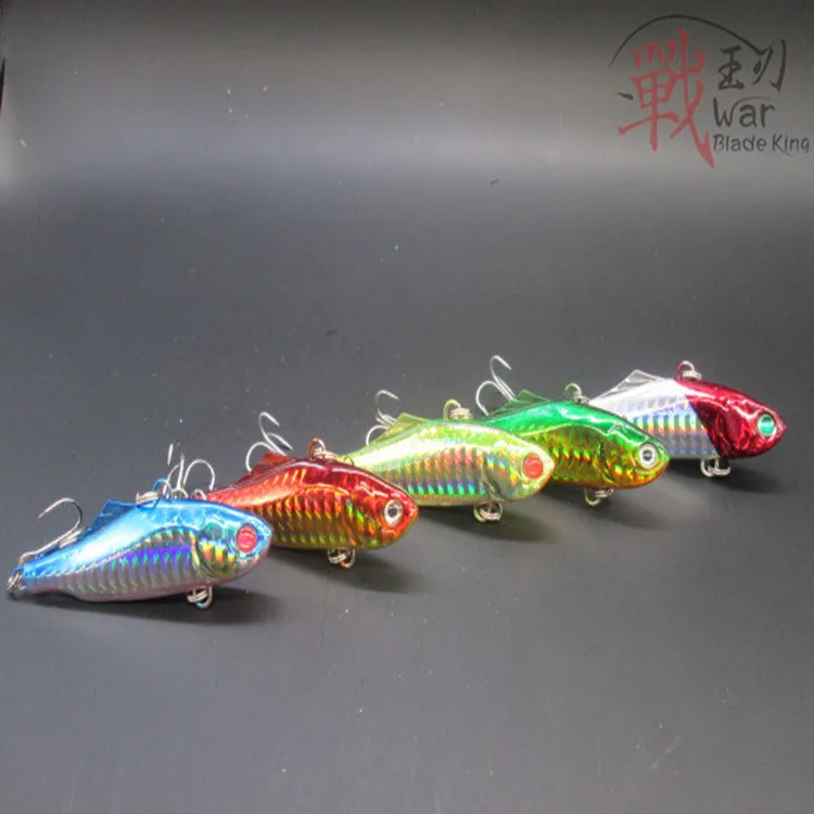  Zhan wang Edge Long Shot Lure VIB Metal Fibrillation Fully Swimming Layer Lure Fishing Artificial B