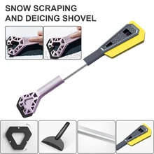 

Windshield Snow Brush Remover Non-Slip Grip Cleaning Tool Accessories Car Snow Shovel Dual Ends Snow Ice Scraper Detachable Auto