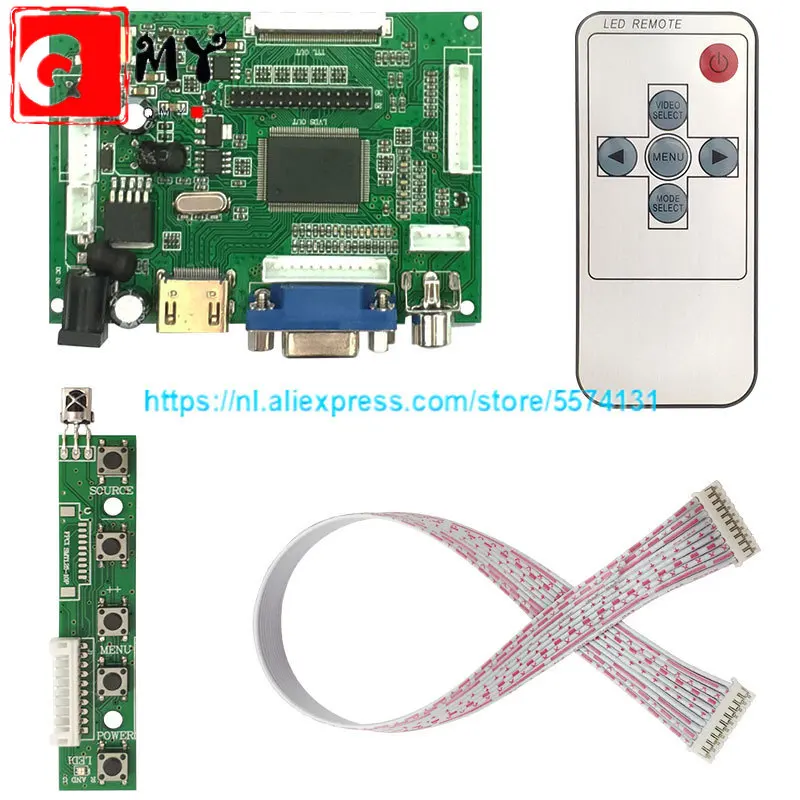 ЖК ttl LVDS плата контроллера HDMI VGA 2AV 50PIN для AT070TN90 92 94 Поддержка автоматически VS-TY2662-V1