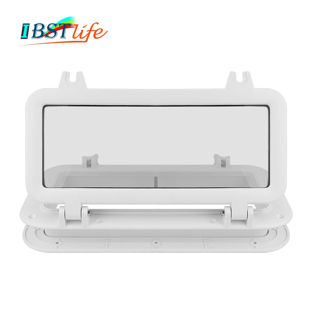 

Marine Boat Yacht RV Porthole ABS Plastic Rectangular Hatches Port Lights Replacement Waterproof Windows Port Hole Portligt