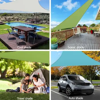 

Oxford Cloth Shade Canopy Gazebo Moisture Proof Outdoors Practical Shade Sail Awning Camp Durable Portable