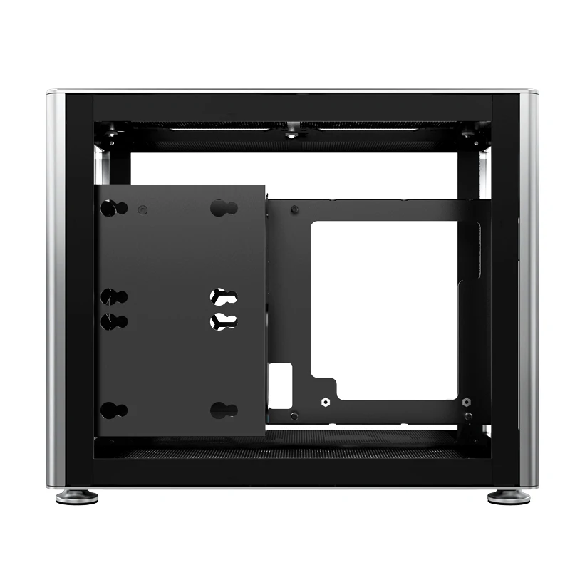 Jonsbo A4 серебристый A4S ITX шасси поддерживает 240 SFX-L с водяным охлаждением блок питания алюминиево-магниевый настольный компьютер