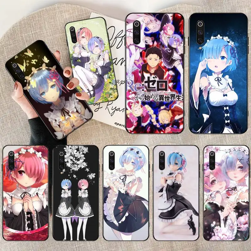 

PENGHUWAN Anime Re Life in a different world from zero Customer Phone Case Capa for Xiaomi Mi9 9SE 8SE Pocophone F1 Mi8 Lite