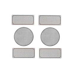 Maille de protection en acier, Simulation de maille métallique, pièces de mise à niveau pour Tank 1/16 Henglong 3879 Panther 