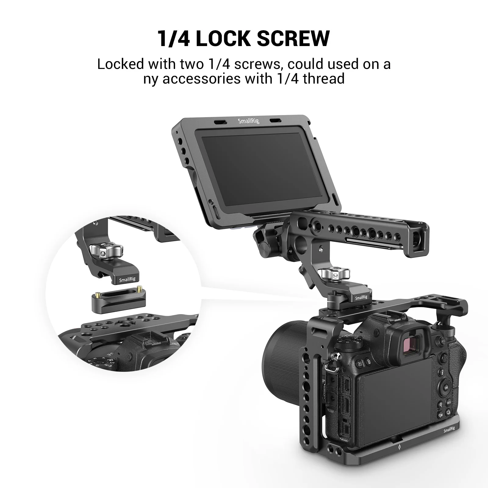 SMALLRIG NATO Rail Mini Quick Release NATO Rail Schnellspanner für Kamerakäfig Cage - 2172B