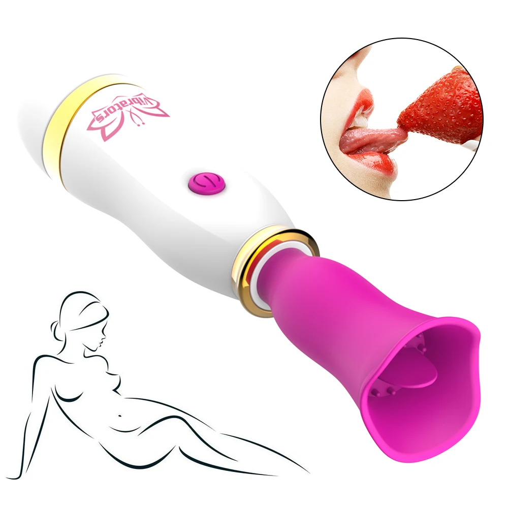 Фаллоимитатор G Spot мини вибратор язык двойная вибрация для начинающих