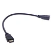 1Pc 15cm/30cm HDMI mâle à femelle rallonge câble HDMI protecteur cordon d'extension ► Photo 3/6