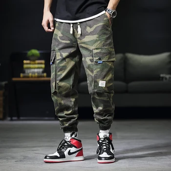 

2019 Hip Hop Joggers Men Camouflage Tactical Pants Streetwear Army Cargo Pants Military Trousers Men Casual Camo Harem Pants