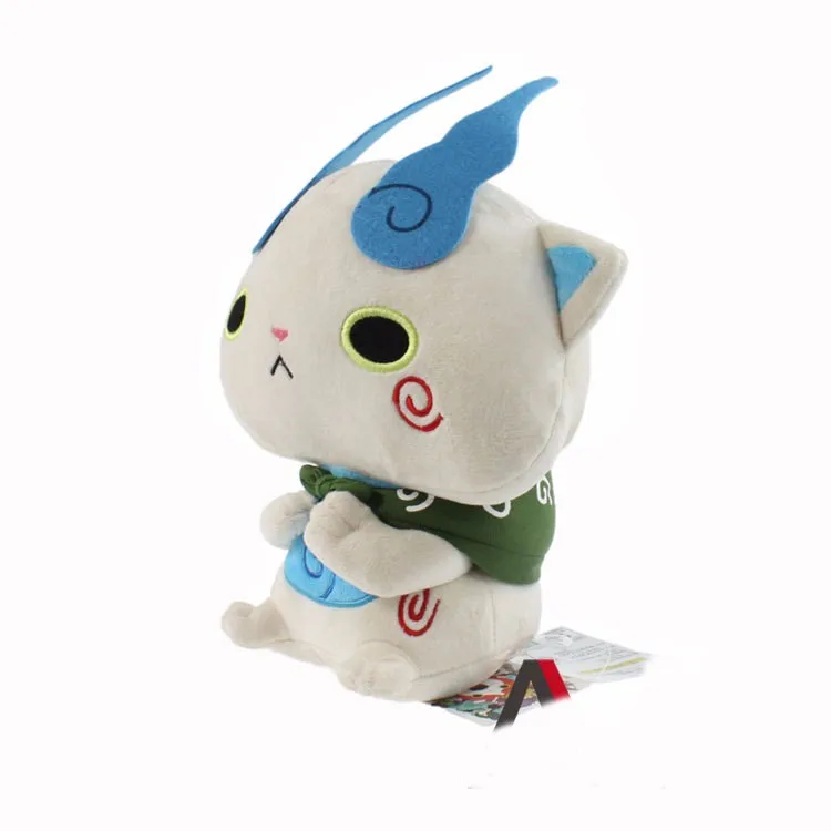 3 шт./лот 1" Кот джибаньян комасан шепот плюшевые игрушки Yokai часы мягкая игрушка кукла