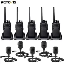 DMR радио 5 шт. Retevis RT81 цифровая рация Водонепроницаемый IP67 UHF VOX дальность двухстороннее радио Охота/страйкбол+ 5 Micphone