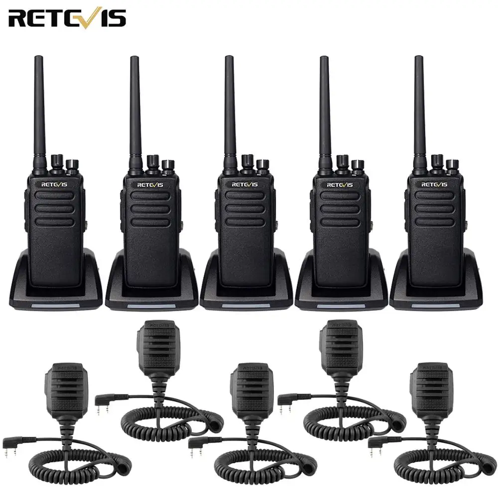 DMR радио 5 шт. Retevis RT81 цифровая рация Водонепроницаемая IP67 UHF VOX двухсторонняя