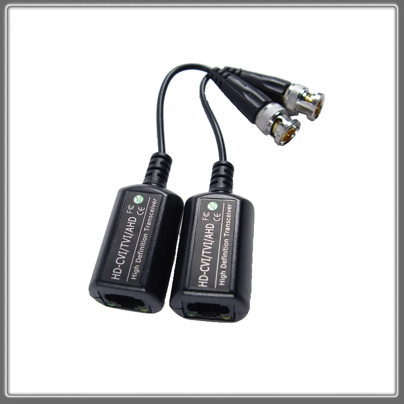 215V 200M Range For HD CVI/AHD/TVI Twisted BNC CCTV Passive Transceivers Cat5 UTP Video Balun IPC 2MP 3MP 4MP | Безопасность и