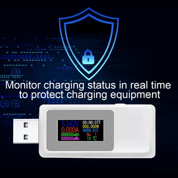 

USB Tester Charger Tester Voltmeter Ammeter Mobile Phone Charging Protector