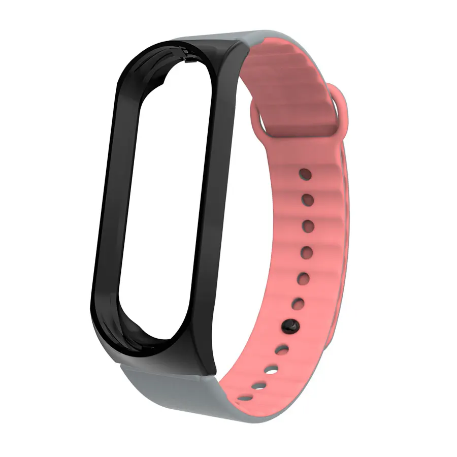 Для mi Band 3 ремешок из металлической нержавеющей стали для Xiaomi mi Band 3 металлический ремешок браслет mi band 3 браслеты Pulseira mi band 3 - Цвет: Black