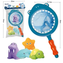 Jouets de pêche et d'eau pour enfants, pêche au requin, pulvérisation d'eau, bain, jouets de salle de bain 