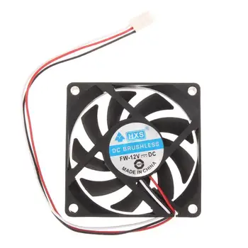 

3PIN 12V DC Brushless Fan for Smooth Quiet Operation Small PC CPU Cooling Fan Heat Sink Cooling System Accessory 70x70x15mm
