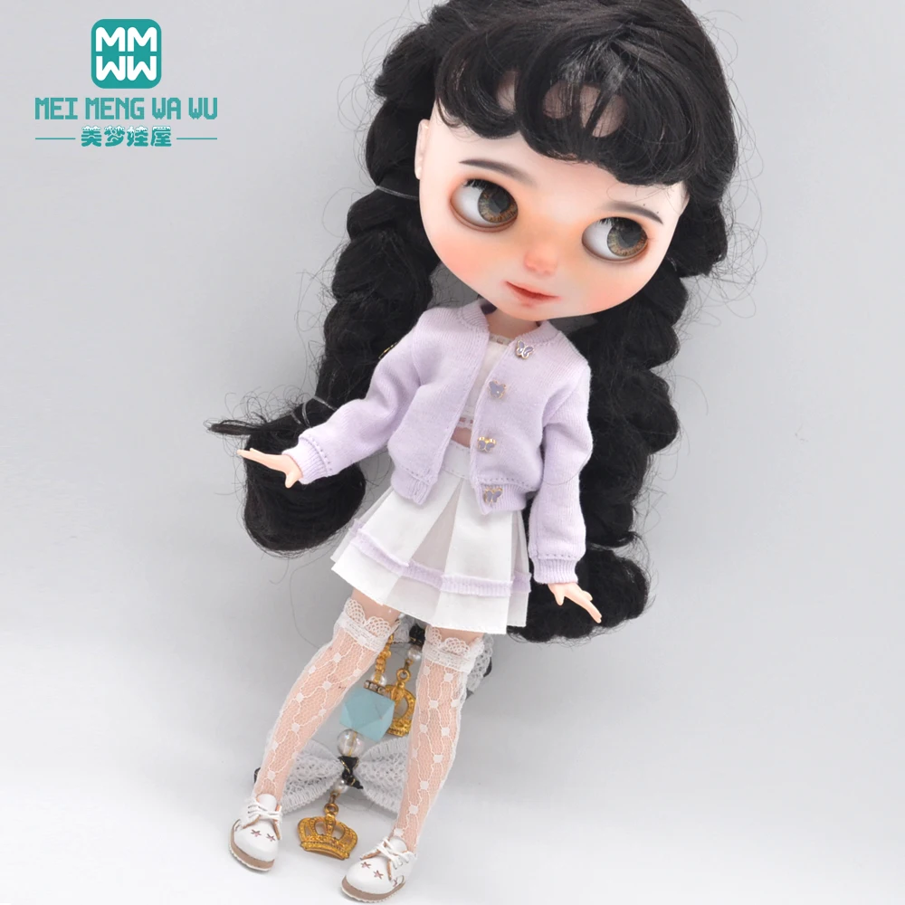 1pcs Blyth Doll Clothes fashion T-shirts skirts sneakers for 28-30cm Blyth Azone OB22 OB24 doll accessories doll clothes barbie doll clothes