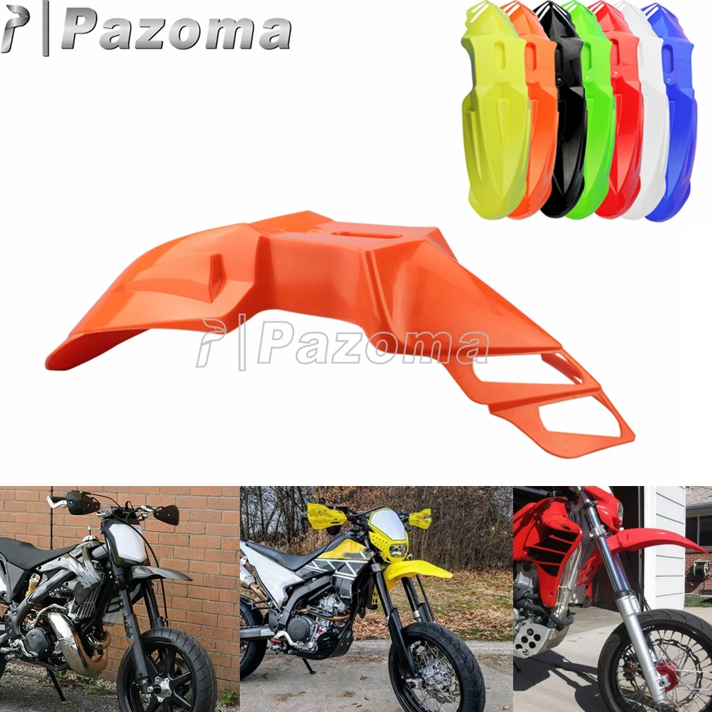 Universal Motorcycle Front Mud Guards Dirt bikes Off Road Evo Fenders Orange Guard For EXC XC SX KLX YZF DRZ CR CRF MX | Автомобили и