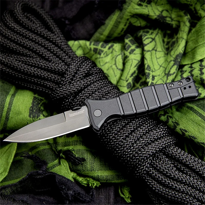 Kershaw k3425 складной нож 8CR13 лезвие жесткий нейлон стекло волокно ручка карманный Кемпинг Охота тактические ножи для выживания EDC