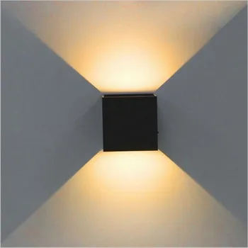 

5pcs Dimmable 8W /10W IP65 Adjustable Surface Mounted Outdoor Cube Led Wall Lamp, Led Outdoor Wall Lamp ,up And Down Wall Light