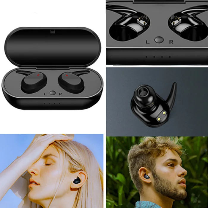 TWS Bluetooth 5,0 наушники беспроводные с сенсорным управлением стерео наушники-вкладыши шумоподавление Гарнитура JR сделки