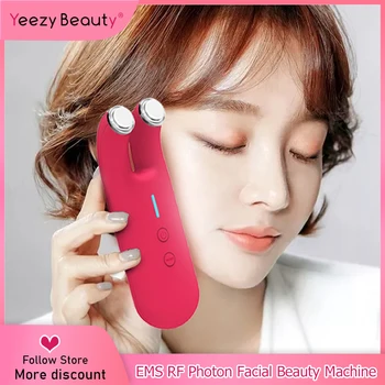 

RF&EMS Radio Mesotherapy Electroporation Face Beauty Pen Radio Frequency LED Photon Face Skin Rejuvenation Remover Wrinkle